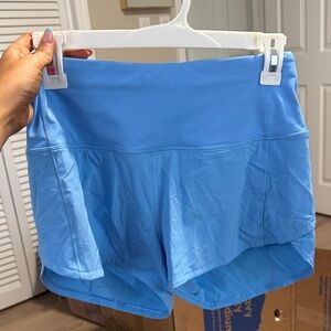 Lululemon Athletica Sky Blue Women's Athletic Shorts